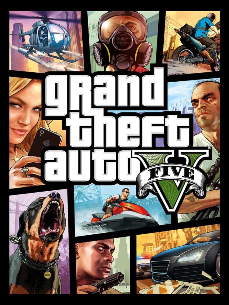 Grand Theft Auto V key art