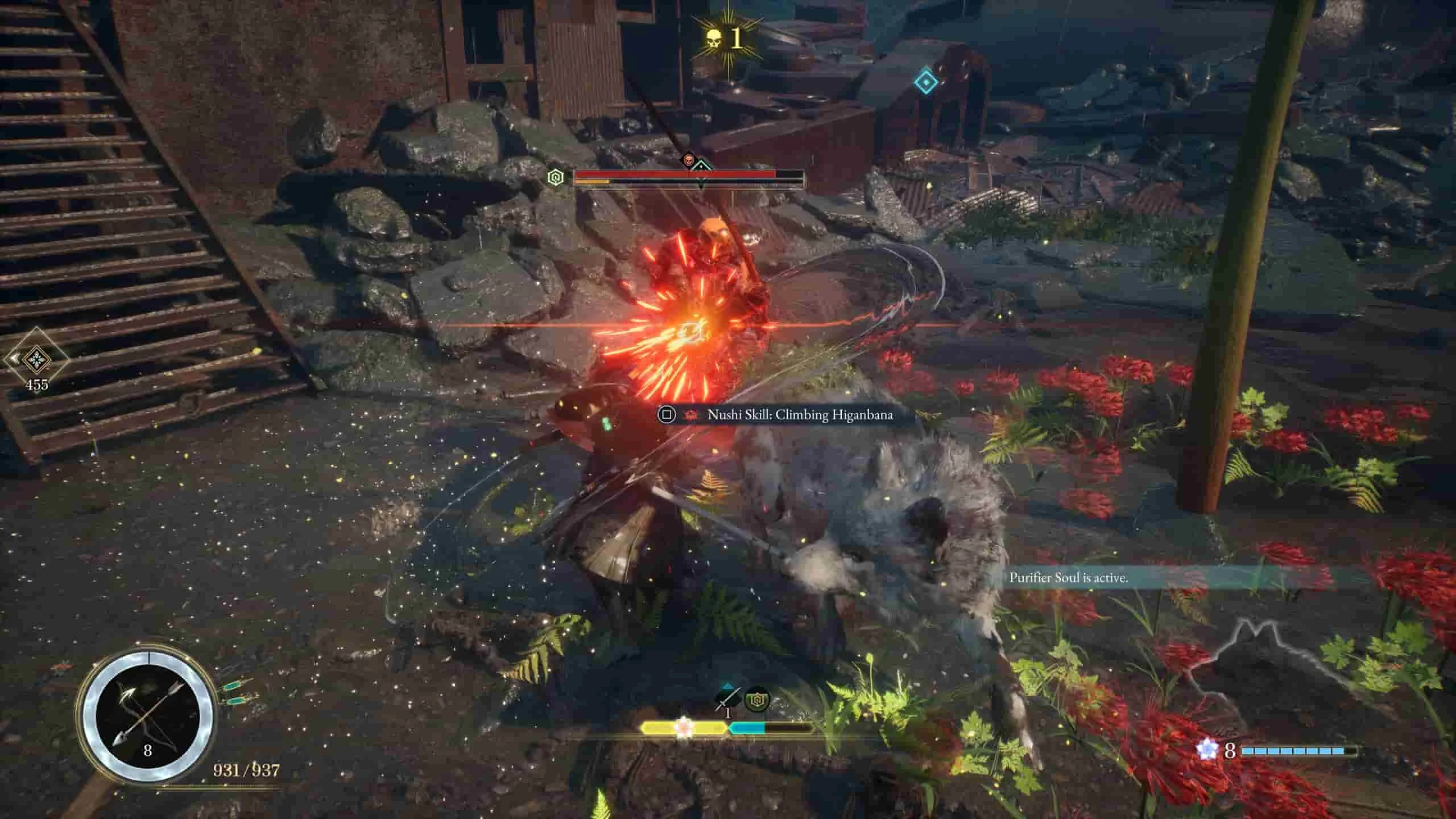 Parry-driven combat in Beast of Reincarnation