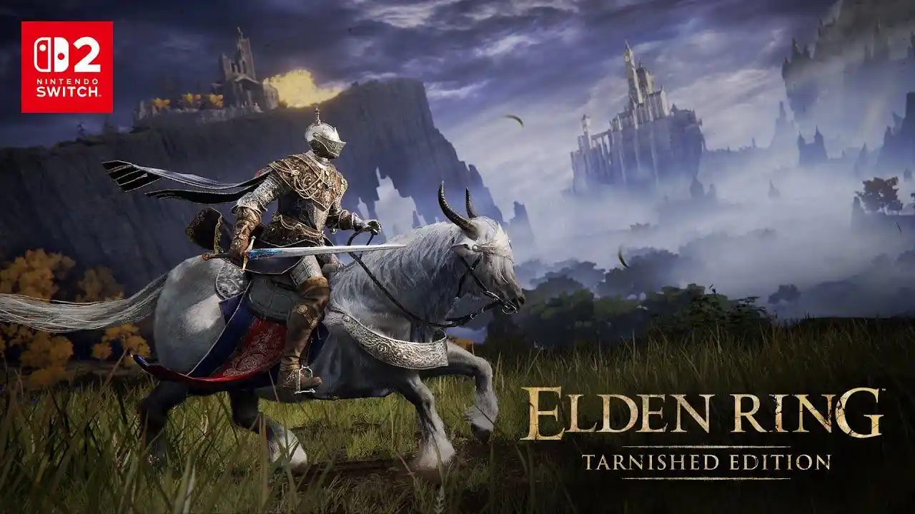 Elden Ring Tarnished Edition running on Nintendo Switch 2